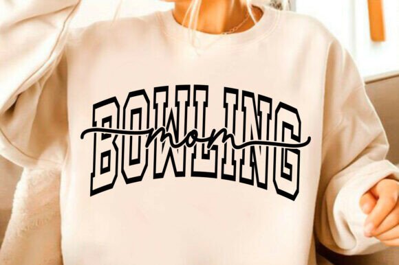 Bowling Mom SVG: Fresh Graphics for T-Shirt Designs