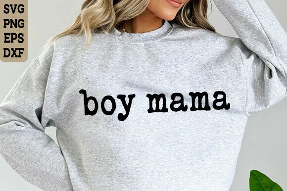 Boy Mama SVG & PNG: Graphics for T-Shirt Designs
