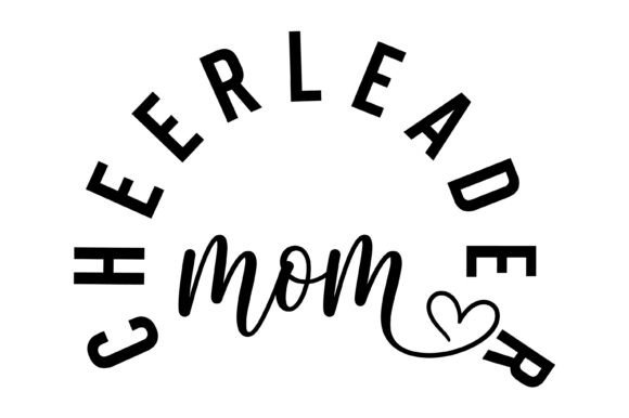 Cheerleader Mom SVG: Graphics for T-Shirt Designs