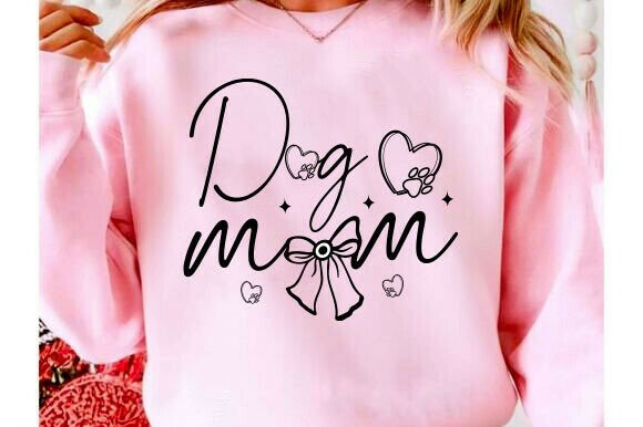 Dog Mom SVG Graphics for T-Shirt Designs