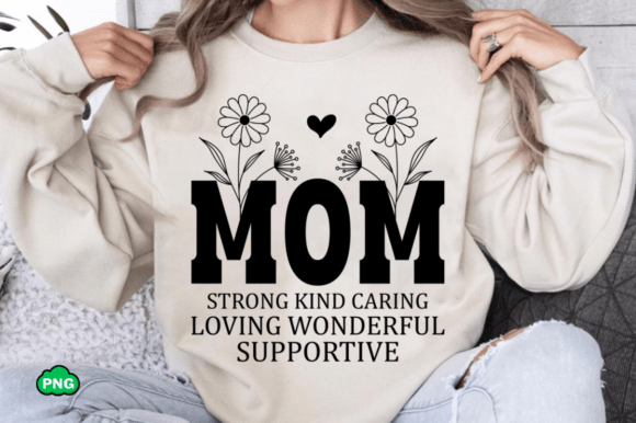 Floral Mom SVG: Graphics for T-Shirt Designs