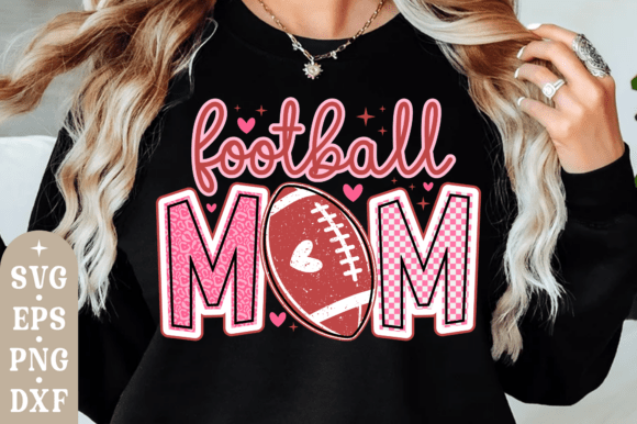Football Mom SVG: Graphics for T-Shirt Designs