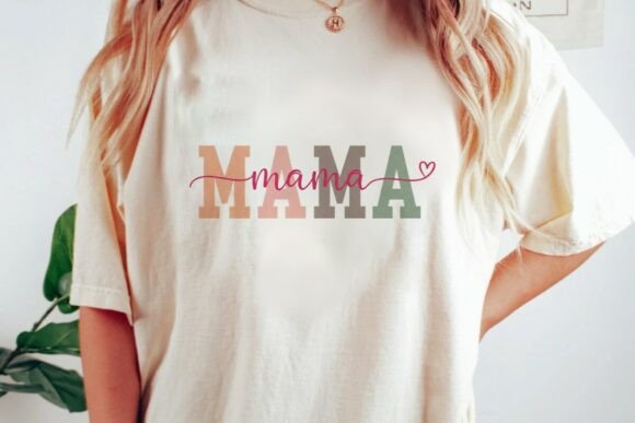 Retro Mama SVG: Graphics for T-Shirt Designs