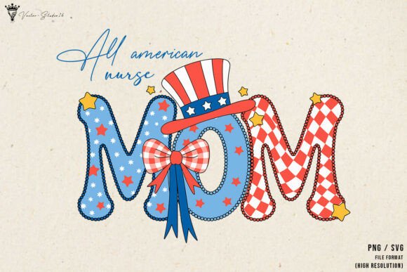 Review: All American Nurse Mom SVG PNG for Embroidery