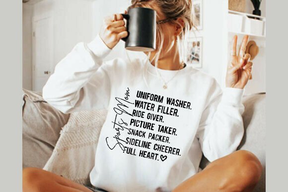 Uniform Washer Sports Mom Svg: Graphics for T-Shirt Designs